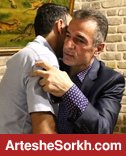 خوش و بش گرم خلیلی و انصاری فرد در روز جدایی + عکس