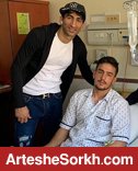 بیرانوند به دیدار دروازه بان مصدوم پرسپولیس رفت+ عکس
