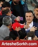 حواشی بازی: انصاری فرد به رختکن رفت