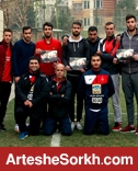 بازیکنان یاد و خاطره شهید دفاع مقدس را زنده نگه داشتند + عکس