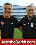 دیدار برانکو و کرانچار در تمرین پرسپولیس