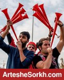 استقبال گرم هواداران اراکی از پرسپولیسی ها