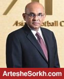 پیام تبریک دبیرکل AFC به شکوری