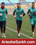 گلرهای پرسپولیس گوش به زنگ خبر بیرو + عکس