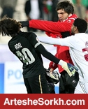 سکانس جنجالی پرسپولیس و الوحده + عکس