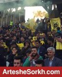 پرتاب نارنجک های دستی هواداران به زمین نقش جهان