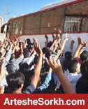حواشی بازی: درقه پرشورسرخپوشان در رفسنجان