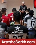 تشریح اهداف با بازیکنان توسط برانکو