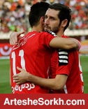 پیروزی پرسپولیس مقابل ذوب آهن در نیمه اول/ یک بازی جذاب