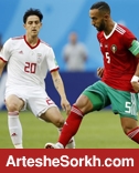 نیمه اول دیدار ایران - مراکش به روایت آمار