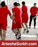 عرق گیری بازیکنان پرسپولیس در هتل