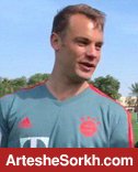 نویر در تمرین پرسپولیس حاضر شد+عکس