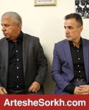 حضور انصاری فرد و پروین در باشگاه شاهین