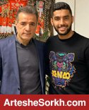 جلسه شریفی با انصاری فرد در ساختمان باشگاه