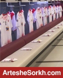 رختکن شیکِ خلیفه در انتظار پذیرایی از قهرمان ایران