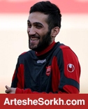 صادقيان پا به توپ شد/ روز خندان مهاجم پرسپولیس + عکس