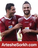 احمد و شجاع، بهترین های پرسپولیس مقابل نساجی
