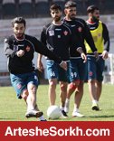 گزارش تمرین: سرخ پوشان بدنسازی کردند