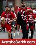 تمرین سبک سرخپوشان و جو امنیتی در اردوی پرسپولیس