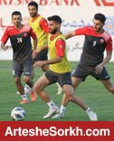 تمرین پرسپولیس؛ پا به توپ شدن گل محمدی و باقری