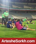 تمرین شبانه شاگردان کی روش در آزادی
