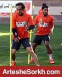 کریمی در تمرین پرسپولیس پا به توپ شد