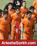 گزارش تمرین تیم ملی; برخورد جالب خلعتبری و شجاعی
