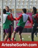 گزارش تمرین پرسپولیس; ماساژور سرشکسته پرسپولیس به تمرین آمد/حضور پولادی و کفشگری به درفشی فر