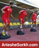 تمرین سبک 13 پرسپولیسی در ورزشگاه کاظمی