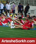 حضور رسانه ها در تمرین امروز