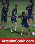 آخرین تمرین پرسپولیس پیش از بازی با الدحیل برگزار شد