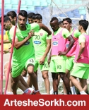 تمرین نوبت صبح برگزار شد