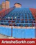 جایگاه پرسپولیسی ها در وطنی قائمشهر + عکس
