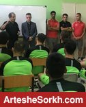 انصاری فرد در تمرین امیدهای پرسپولیس حاضر شد