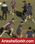 تمرین پیش از بازی پرسپولیس برگزار شد