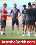 گزارش تمرین: حضور امیری در بخشی از تمرینات و بازگشت عبدی