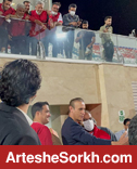 حواشی پیش از بازی: بازدید گل محمدی از ورزشگاه