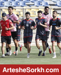 گزارش تمرین: ریکاوری سرخپوشان و بازگشت فرجی به تمرینات گروهی