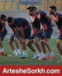 گزارش تمرین:  برگزاری آخرین تمرین از دیدار دوستانه با مس