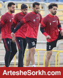 تمرین ۴۵ دقیقهای پرسپولیس با آنالیز بازی با پیکان