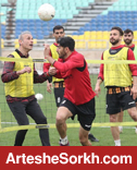 گزارش تمرین: تمرین پرسپولیسی‌ها در هوای بارانی