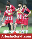تمرین پرسپولیس در شب بازگشت کامیابی‌نیا و دیاباته
