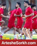 برگزاری آخرین تمرین پرسپولیس قبل از بازی با فولاد