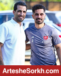 امیری کنار پرسپولیسی‌ها تمرین کرد