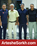 آشتی کنان با پیشکسوتان در اردوی پرسپولیس